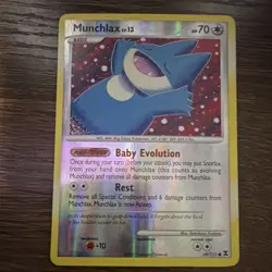 Pokemon Munchlax 69/111 Rising Rivals Reverse Holo Common 70 HP TCG Card - Image 1