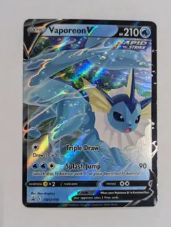 Vaporeon V - SWSH150 Promo SWSH: Sword & Shield Promo Cards Pokemon TCG NM - Image 1