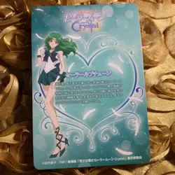 Neptune Sailor Moon CRYSTAL MOON edition Goddess Beauty Anime Foil Girl Card - Image 4