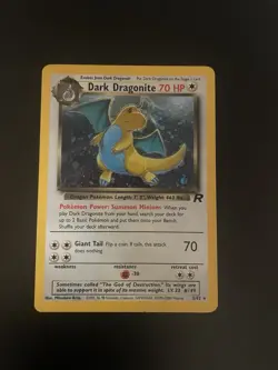 Pokemon TCG Dark Dragonite 5/82 Team Rocket Holo LP/MP - Image 1