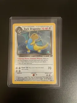 Pokemon TCG Dark Dragonite 5/82 Team Rocket Holo LP/MP - Image 3