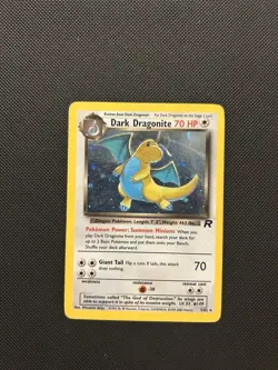 Dark Dragonite 5/82 | Team Rocket | Holo Pokemon Card MP - Image 1
