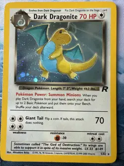 Dark Dragonite 5/82 - Team Rocket - Holo Pokemon TCG Card - Image 1