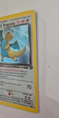 Dark Dragonite 5/82 - Holo 1st Edition - Team Rocket - Pokemon LP - NM - Image 4
