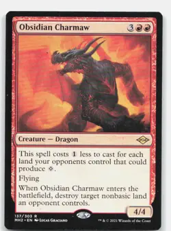 Obsidian Charmaw *Regular* MH2 137 NM - Image 1