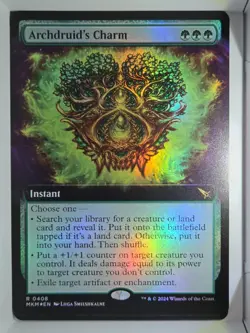 Archdruid's Charm (Extended Art) - R408 - MTG - Murders at Karlov Manor (MKM) - Image 1