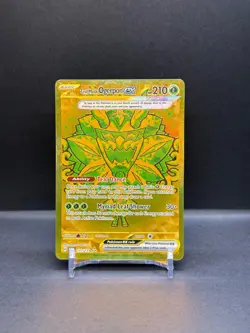 Pokemon TCG Prismatic Evolutions Gold Teal Mask Ogerpon ex Hyper Rare 177/131 - Image 1