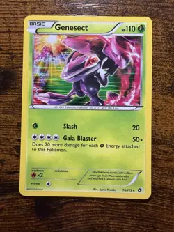 Pokemon Genesect Holo Rare 16/113 Legendary Treasures - Image 1