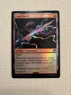 Coral Sword Foil U0134 Final Fantasy MTG Magic the Gathering NM - Image 1