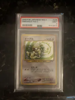 Pokemon SMEARGLE#235 Card Neo 2 Holo Rare HeavyPlay (Japanese) - Image 2