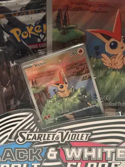 Pokemon TCG SV Black Bolt & White Flare Victini Illustration Collection - Image 3