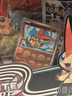 Pokemon TCG SV Black Bolt & White Flare Victini Illustration Collection - Image 4