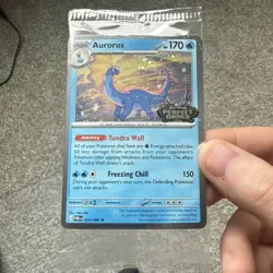 Aurorus 024/088 - Cosmo Holo - Pokemon Perfect Order Stamped Promo SEALED - Image 3