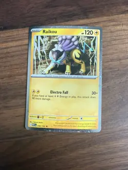 Pokemon Raikou 48/132 Mega Evolutions Cosmo Holo Promo English NM - Image 1