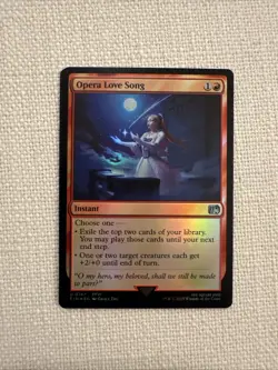Opera Love Song Foil U0147 Final Fantasy MTG Magic the Gathering NM - Image 1