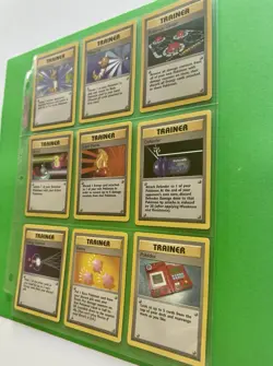Pokemon Base Set Trainer Lot Gust of Wind Scoop Up Pokemon Center NM WOTC 1999 - Image 3