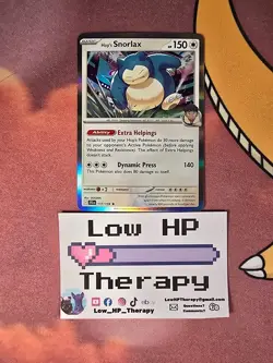 Hop’s Snorlax 117/159 Holo Promo NM Journey Together Pokemon TCG 2025 😴✨ - Image 3