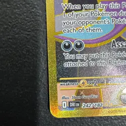 Pokemon TCG Team Rockets Crobat EX Destined Rivals #242/182 NM Ultra Rare - Image 3