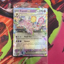 Espeon EX Prismatic Evolutions STAMPED Promo 034/131 Pokemon 2025 - Image 1