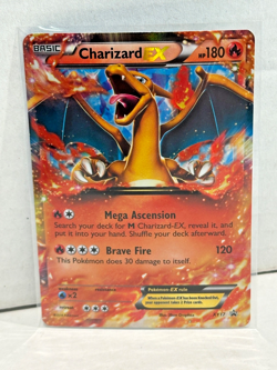 2014 Pokemon TCG Charizard EX XY Black Star Promos XY17 Holo Promo - MP - Image 1