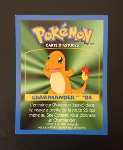 1999 Nintendo Kellogg Canada - Pokemon Game Tip Card - Charmander (04) - Image 2