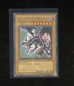 1ST EDITION 2002 LOB-070 Red-Eyes Black Dragon Ultra Rare Yugioh ENGLISH - Image 1