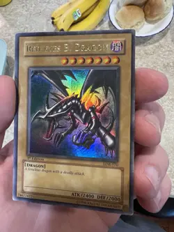 1ST EDITION 2002 LOB-070 Red-Eyes Black Dragon Ultra Rare Yugioh ENGLISH - Image 4