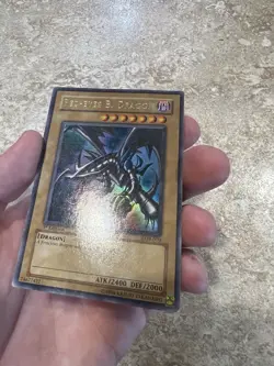 1ST EDITION 2002 LOB-070 Red-Eyes Black Dragon Ultra Rare Yugioh ENGLISH - Image 5