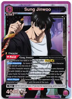 Sung Jinwoo SR UE17BT/SLG-1-021 Union Arena: Solo Leveling - Image 1