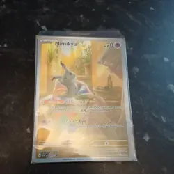 Mimikyu SVP 075 New & Sealed Promo Pokemon Card Paldean Fates - Image 1