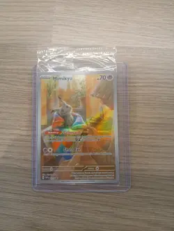 Mimikyu SVP 075 New & Sealed Promo Pokemon Card Paldean Fates - Image 1