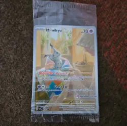 Mimikyu SVP 075 New & Sealed Promo Pokemon Card Paldean Fates - Image 1