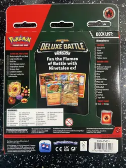 Pokemon Trading Card Game: Ninetales ex Deluxe Battle Deck, New Sealed - Image 3