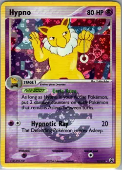 Hypno 25/112 Reverse Holo FireRed & LeafGreen - Pokemon Card - NM - Image 1