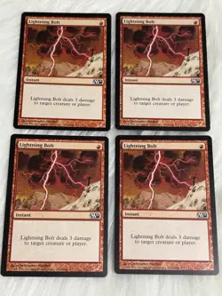 Lightning Bolt Core Set 2011 (M11) Regular X4 - Image 1