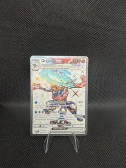 Pokemon TCG Greninja EX Holo Card Twilight Masquerade Ultra Rare 198/167 - Image 1