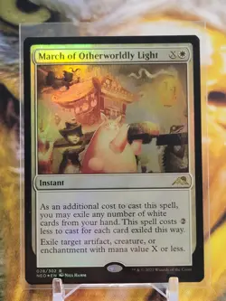 March of Otherworldly Light - Foil - Kamigawa Neon Dynasty Magic MTG UNPLAYED - Image 1