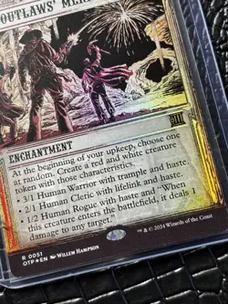 Outlaws' Merriment Outlaws of Thunder Junction: Breaking News Foil NM - Image 2