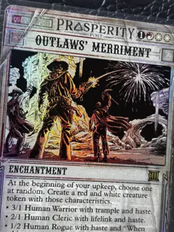 Outlaws' Merriment Outlaws of Thunder Junction: Breaking News Foil NM - Image 4