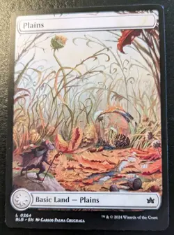 Plains (Autumn Full Art) 0264 BLB Land Bloomburrow Magic: The Gathering - Image 1