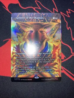 Splinter of the Shadows Borderless Foil Teenage Mutant Ninja Turtles Mythic 0006 - Image 2