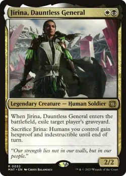 MTG Jirina, Dauntless General [March of the Machine: The Aftermath] Near Mint Ma - Image 1