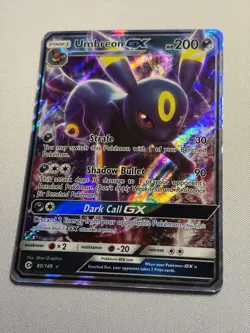 Umbreon GX 80/149 Sun & Moon Holo Ultra Rare Pokemon Card NM 🌙✨🔥 - Image 2