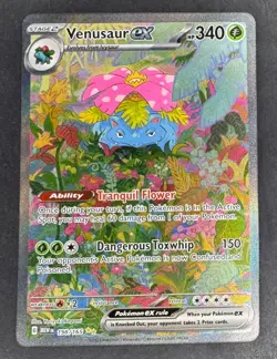 Pokemon Venusaur ex Special Illustration Rare Holo SV: 151 198/165 NM - Image 1