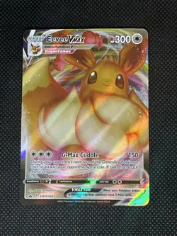 Pokemon Eevee VMAX Promo Full Art SWSH087 Sword & Shield Holo Vmax 300 HP - Image 1