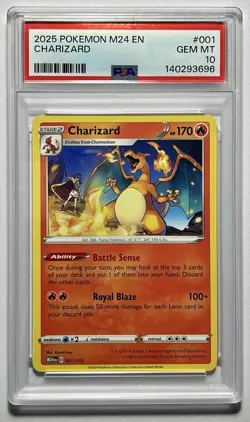 Charizard 001/015 •PSA 10 GEM MINT• Rare Scarlet & Violet: McDonald’s Promo 2024 - Image 1