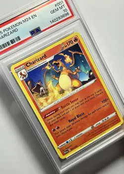 Charizard 001/015 •PSA 10 GEM MINT• Rare Scarlet & Violet: McDonald’s Promo 2024 - Image 3