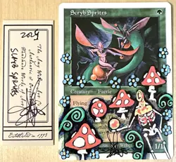MTG Scryb Sprites Alter Altered Sketch Art Amy WEBER Magic - Image 1