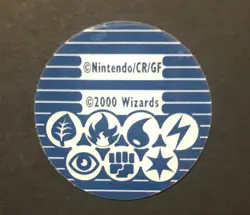 Meowth Pokemon Coin Wizards 2000 Silver Original WOTC Of The Coast RARE - Image 2