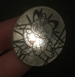 Meowth Pokemon Coin Wizards 2000 Silver Original WOTC Of The Coast RARE - Image 4